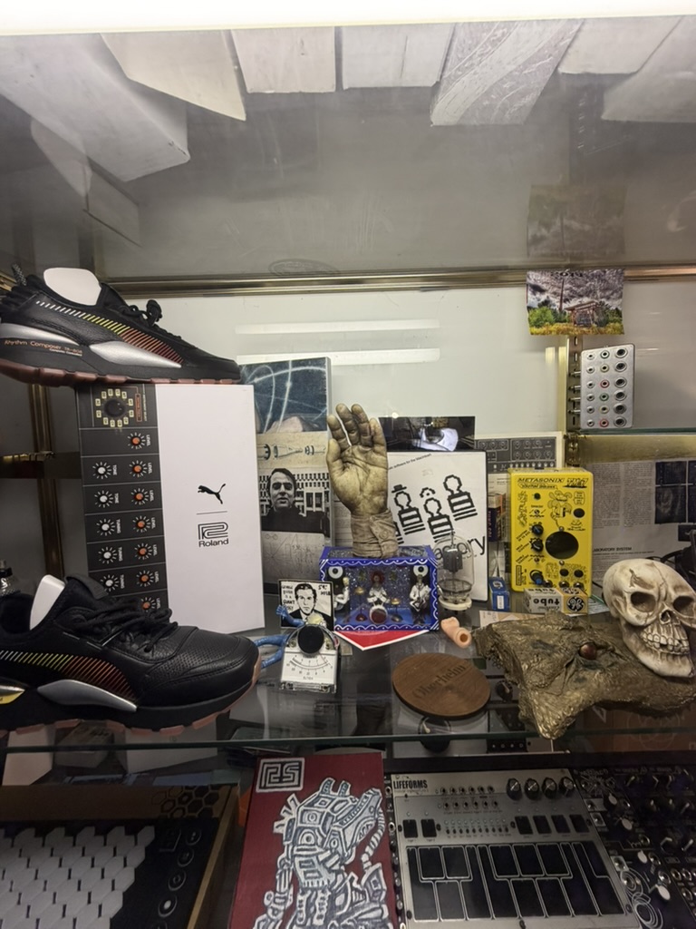 Glass display case