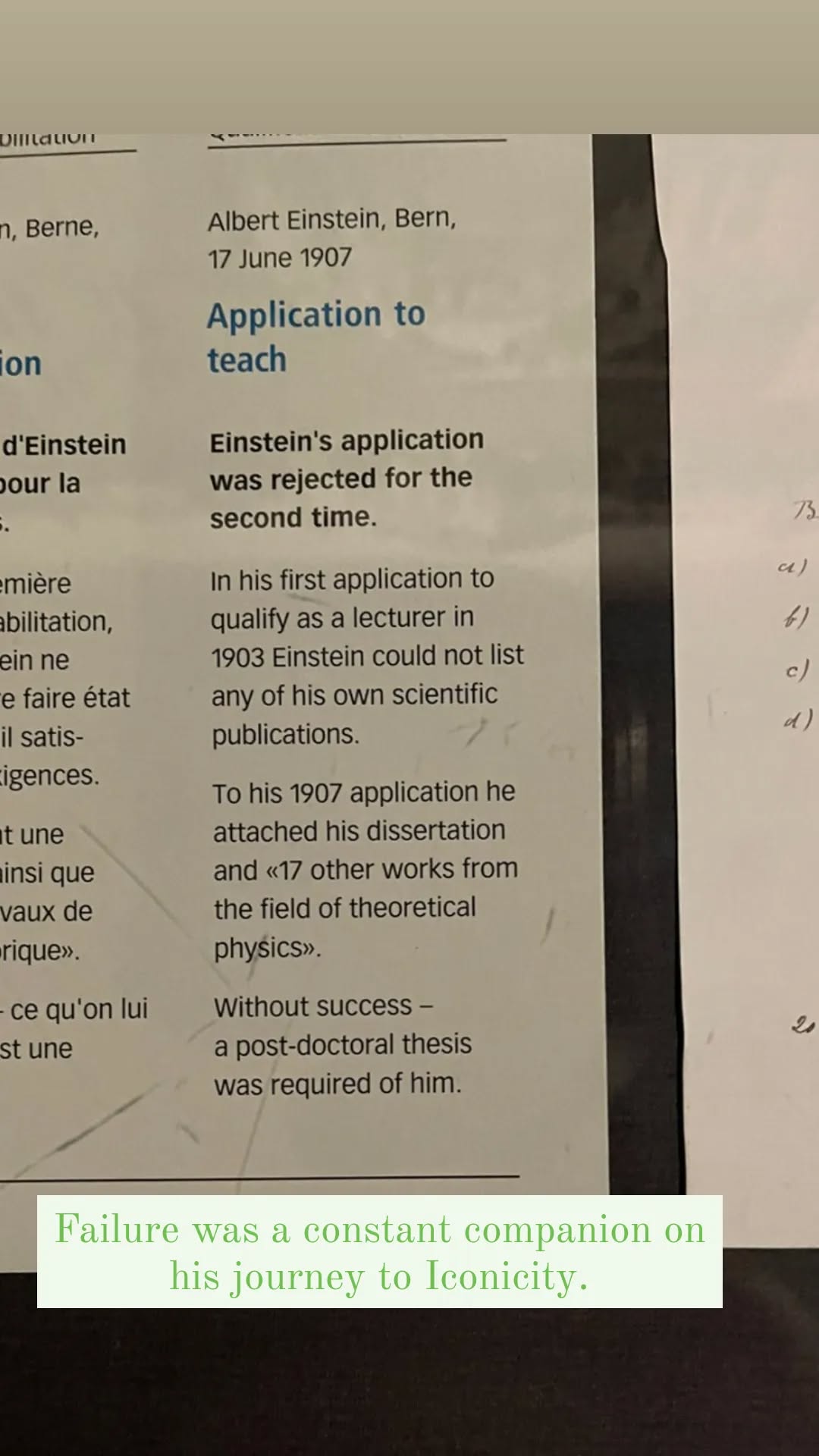 Einstein teaching application